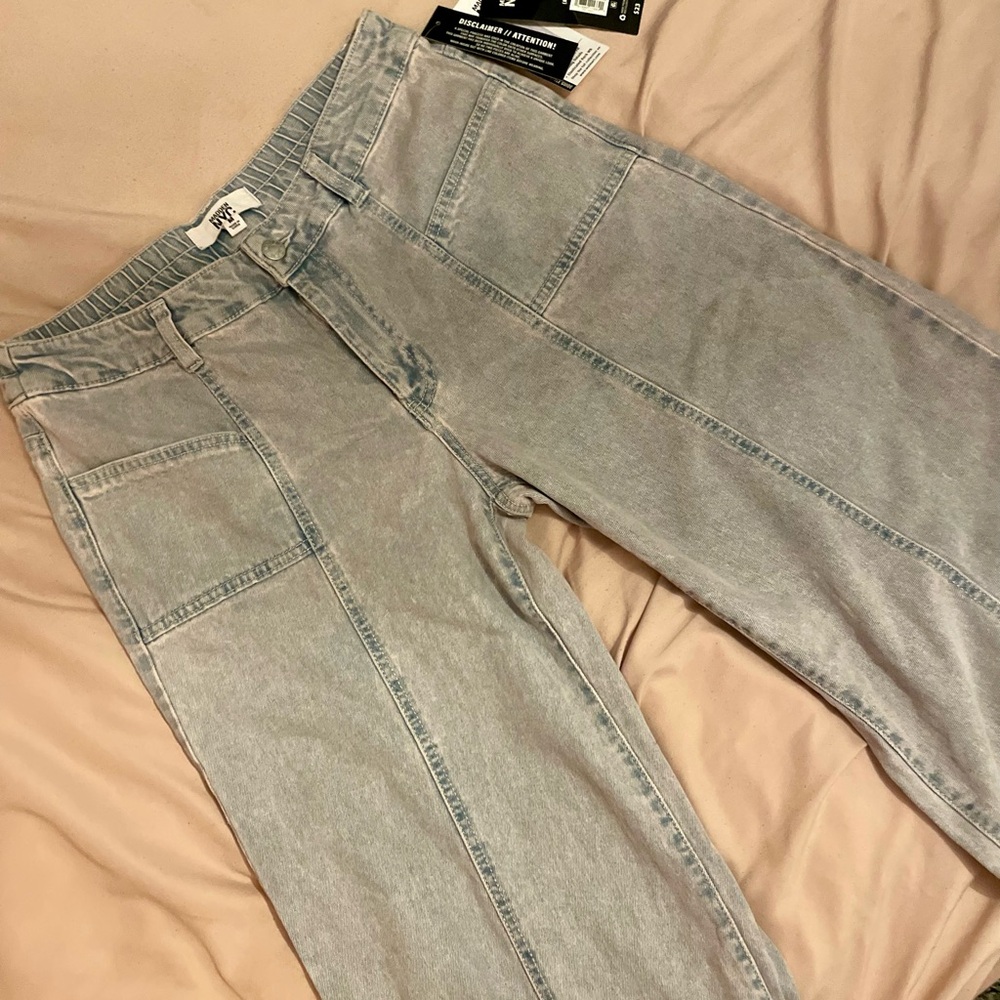 Madden NYC Light Gray Women Jeans